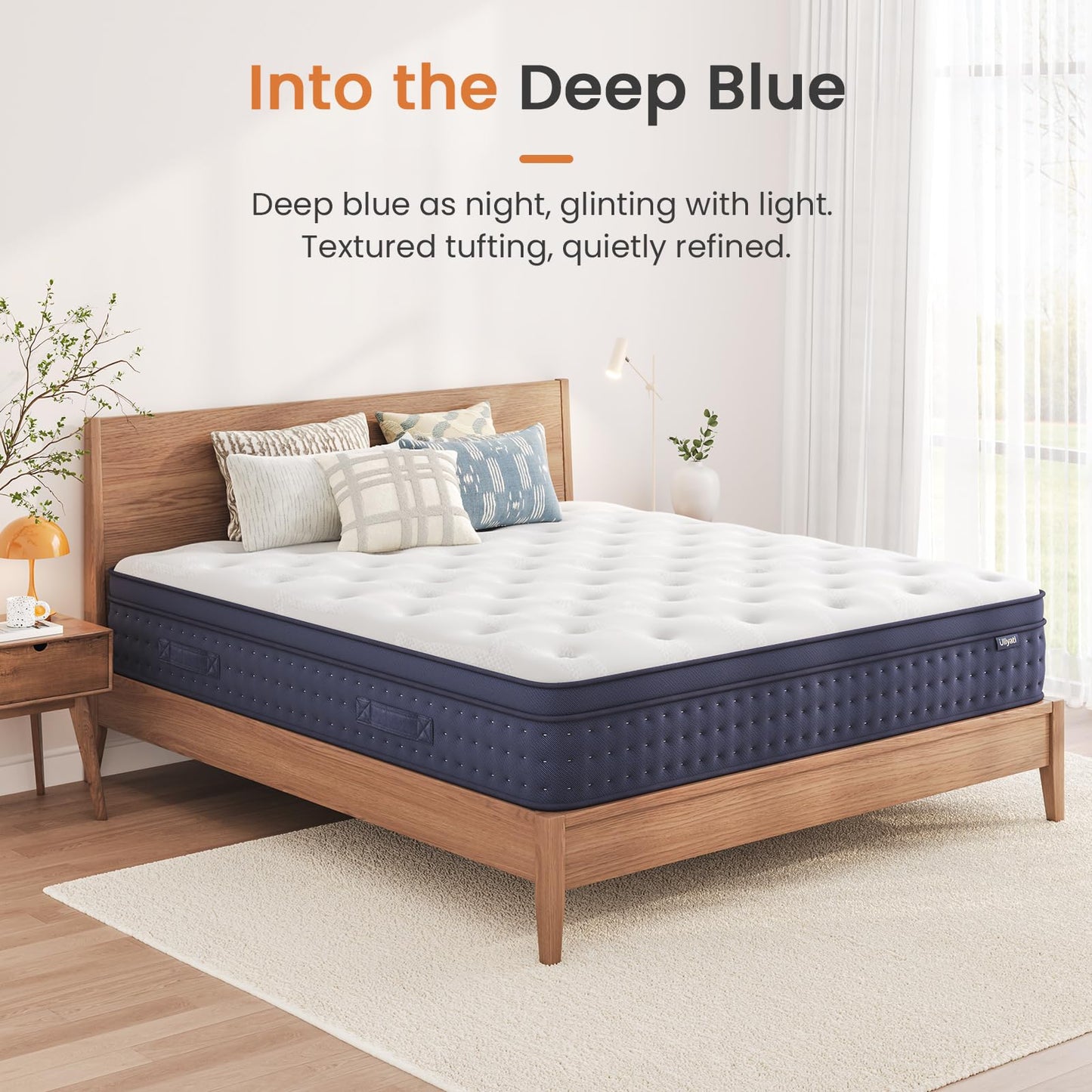 Uliyati 12 Inch Orthopedic Hybrid Mattress - Single, Medium Firm