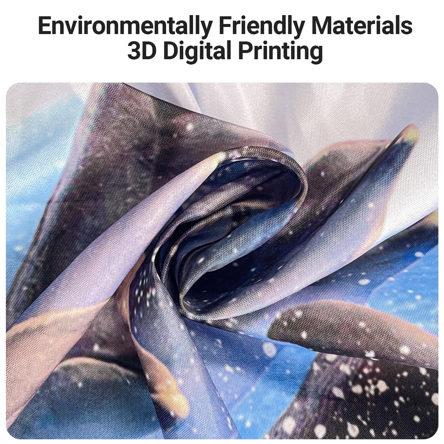Lerores Shower Curtain, 240 x 200 cm, Dolphin, Weighted Hem, Anti-Mould Textile, Water-Repellent
