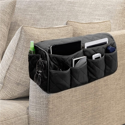 XGOPTS Sofa Armrest Hanging Organiser with 14 Pockets | Couch Armchair Storage Bag
