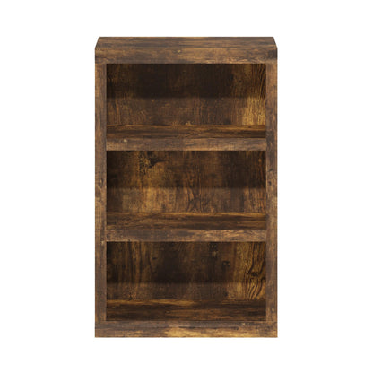 Furinno RAIL Book Shelf, 3-Tier Bookshelf, Bookcase with Open Shelf, 25.65 x 62.48 x 99.06 cm, for Living Room, Bedroom, Home Office, Amber Pine