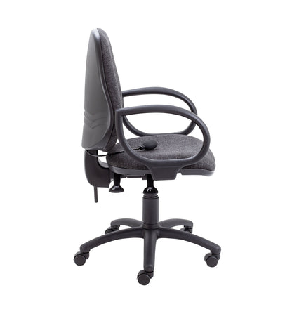 Office Hippo Desk Chair, Ergonomic Home & Office Chair With Adjustable Seat, Back & Lumbar Pump For Comfort & Support