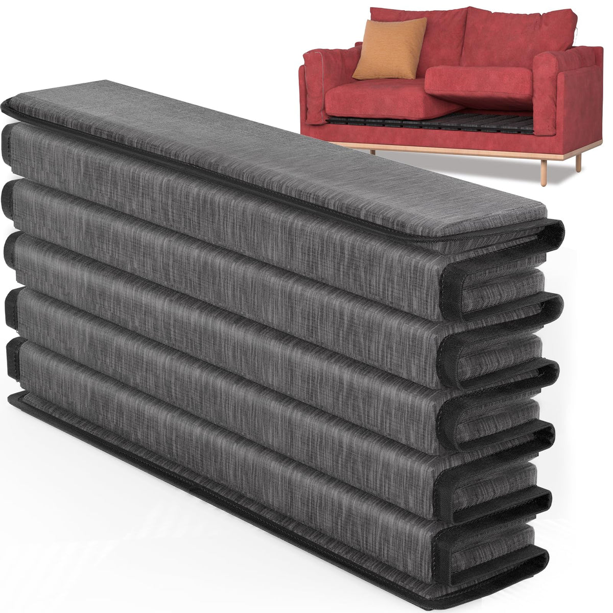 VERONLY Heavy Duty Couch Cushion Support Boards- 60x137CM Extra Thick Solid Wood Under Couch Insert to Instantly Repair Sagging Sofa Seat
