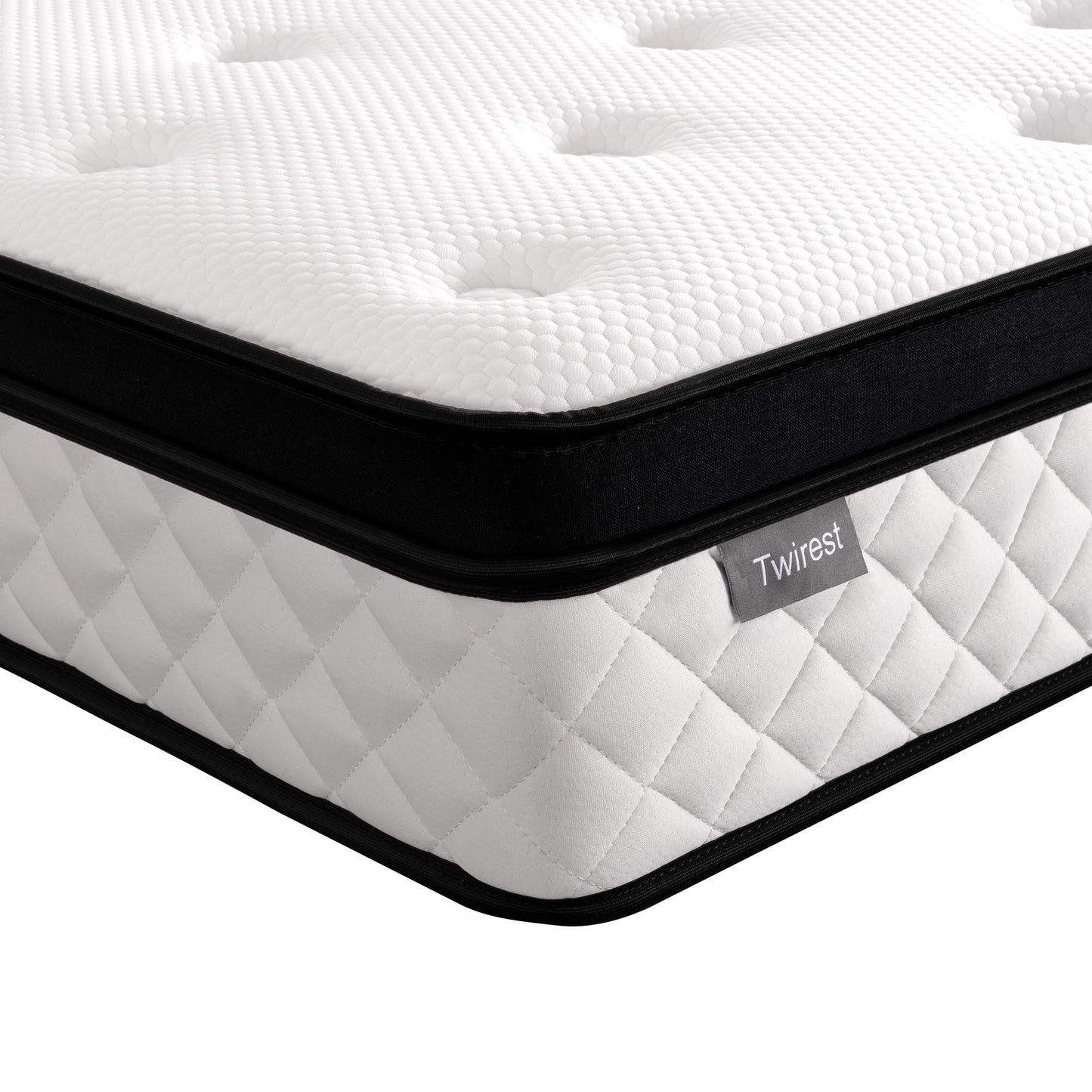 Twirest Single Mattress,Hybrid Mattress 99x190x25cm Pocket Sprung Mattress