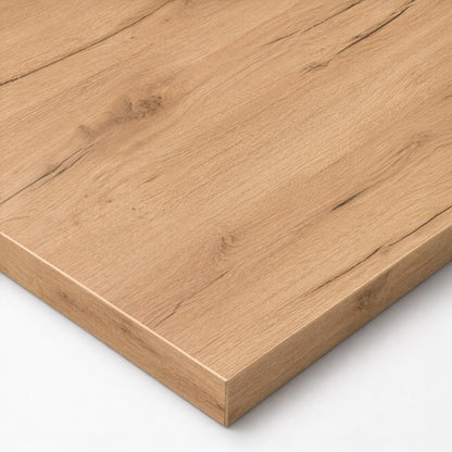 POKAR Table Top 120x60 cm | Desk Top 25 mm Thick | Perfect for Height Adjustable Standing Desk or Dining Table DIY | Durable Laminated Table Top