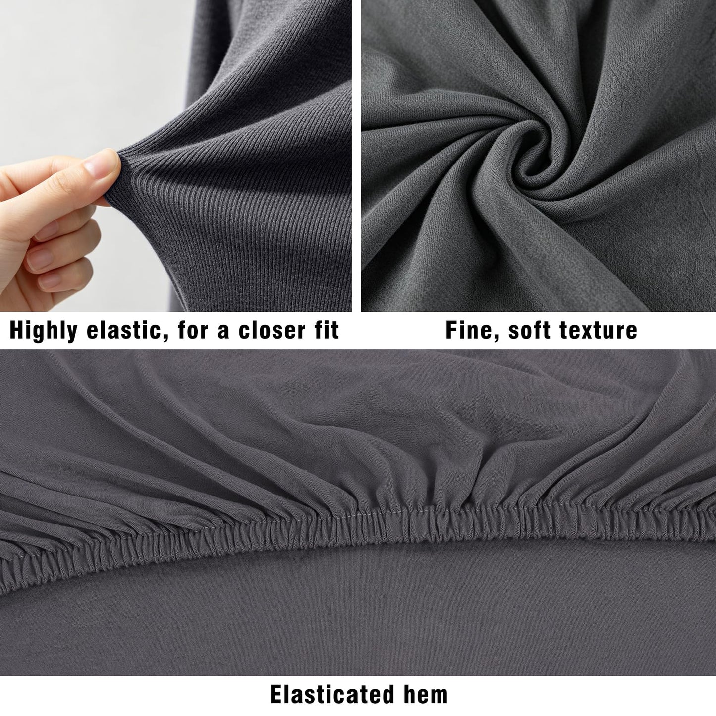 Sueving Stretch Headboard Cover, Bed Headboard Cover, Dustproof Headboard Wrap, All-Inclusive Bed Head Protector for Single/Double/King/Super King