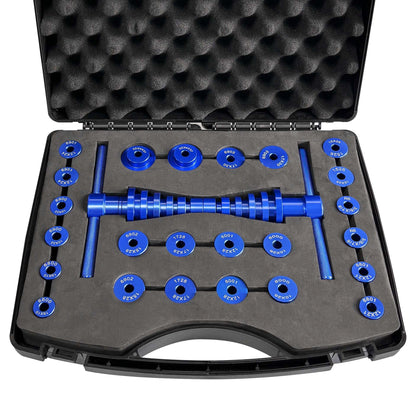 Bicycle Inner Bearing Press Set, Cycle Press Set, Hub Assembly Tool, Hub Bearing Inner Bearing Installation Tool (Blue)