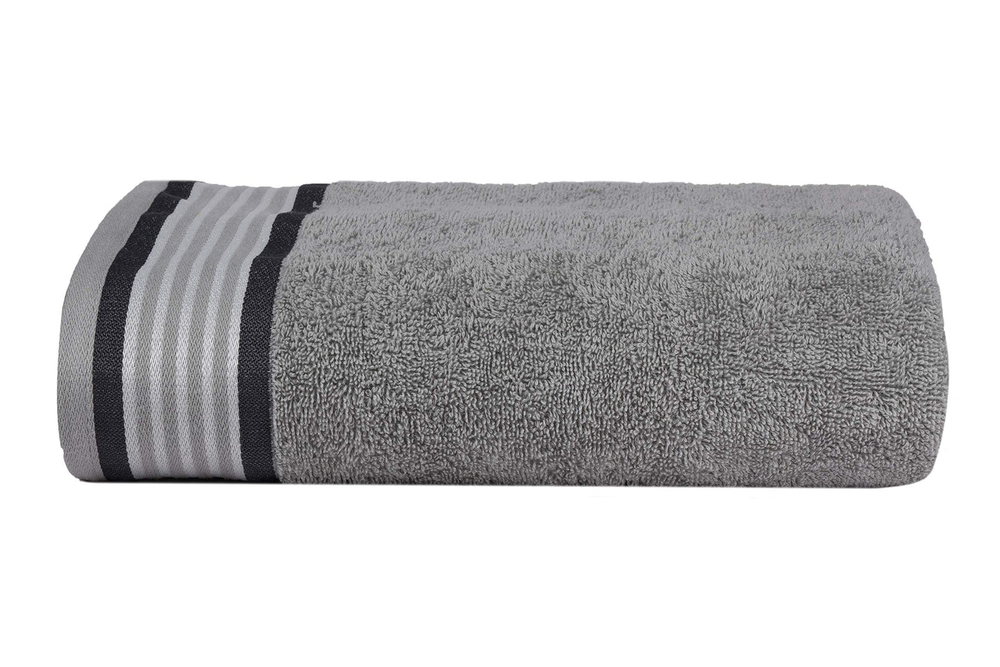 CASA COPENHAGEN He & She 4-piece bath towel set, 70x140 cm, pine grey-greyish purple, 550 g/m², Egyptian cotton, designed in Denmark, for bathroom