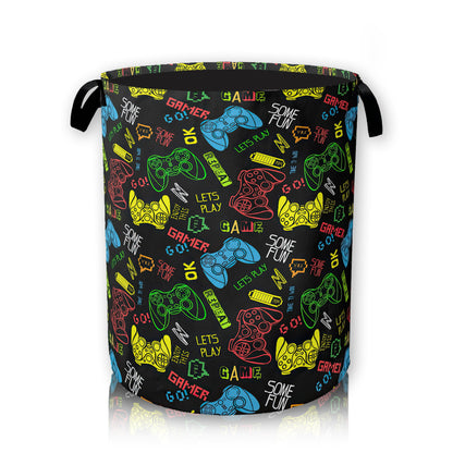Laundry Basket, Dirty Clothes Basket, Foldable Waterproof Oxford Cloth Storage Basket for Bedroom, Bathroom