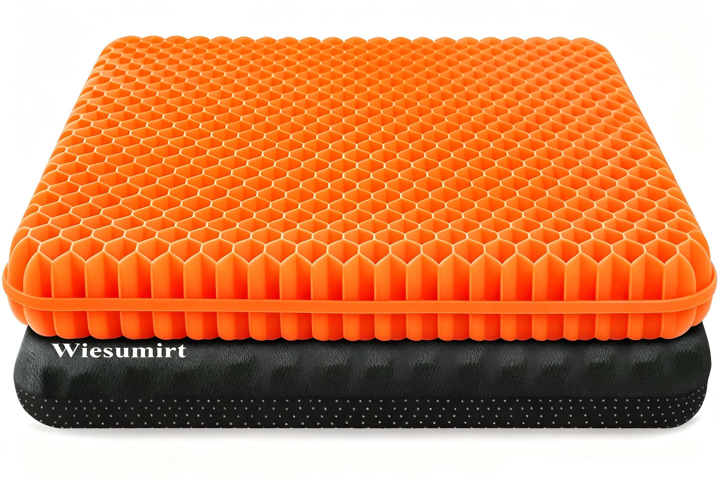 Plus Size Gel Seat Cushion, 50×50×4cm, Large and Thick Supportive Seat Cushion for Pressure Relief for Buttock, Sciatica, Tailbone Pain