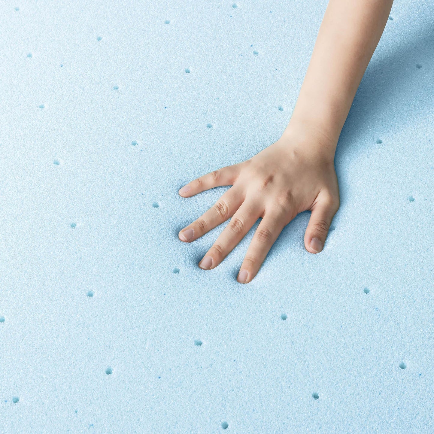 Best Price Mattress CertiPUR-US Certified, Polyester, Blue, Full