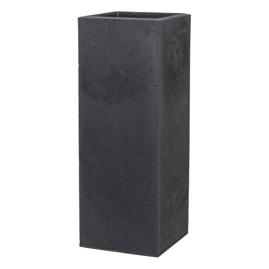 Scheurich Planter, Stony Black, 26 x 26 x 70 cm