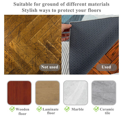 Honorstar Office Chair Mat for Hardwood Floor & Tile Floor 120×150cm Desk Chair Mat Rectangular Rug Floor Protector Gaming Chair Mat for Low Pile