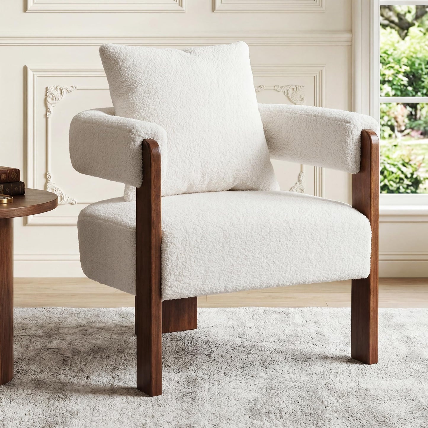 BonVache Modern Armchair Accent Chair for Living Room Bedroom Office