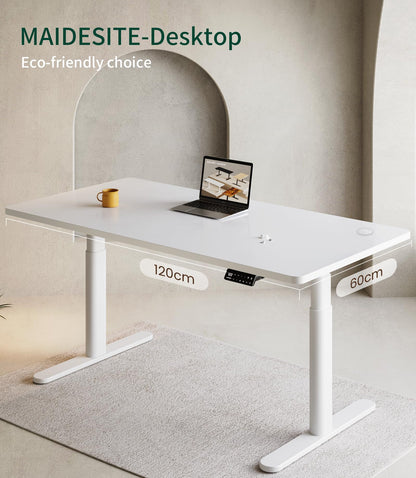 MAIDeSITe Table Top,Desktop for Height Adjustable Electric Standing Desk,120 * 60 * 2.5 cm