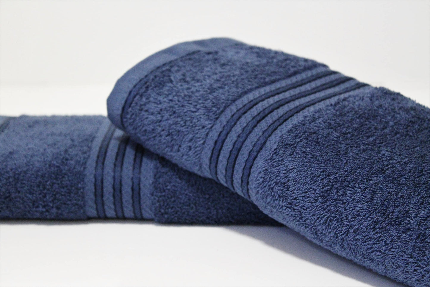 Hand Towels ( 2 PACK ) for Bathroom Supreme Range 500GSM Egyptian Hotel Collection Super Soft Combed Luxury Cotton Pack of 2 Absorbent and Quick Dry