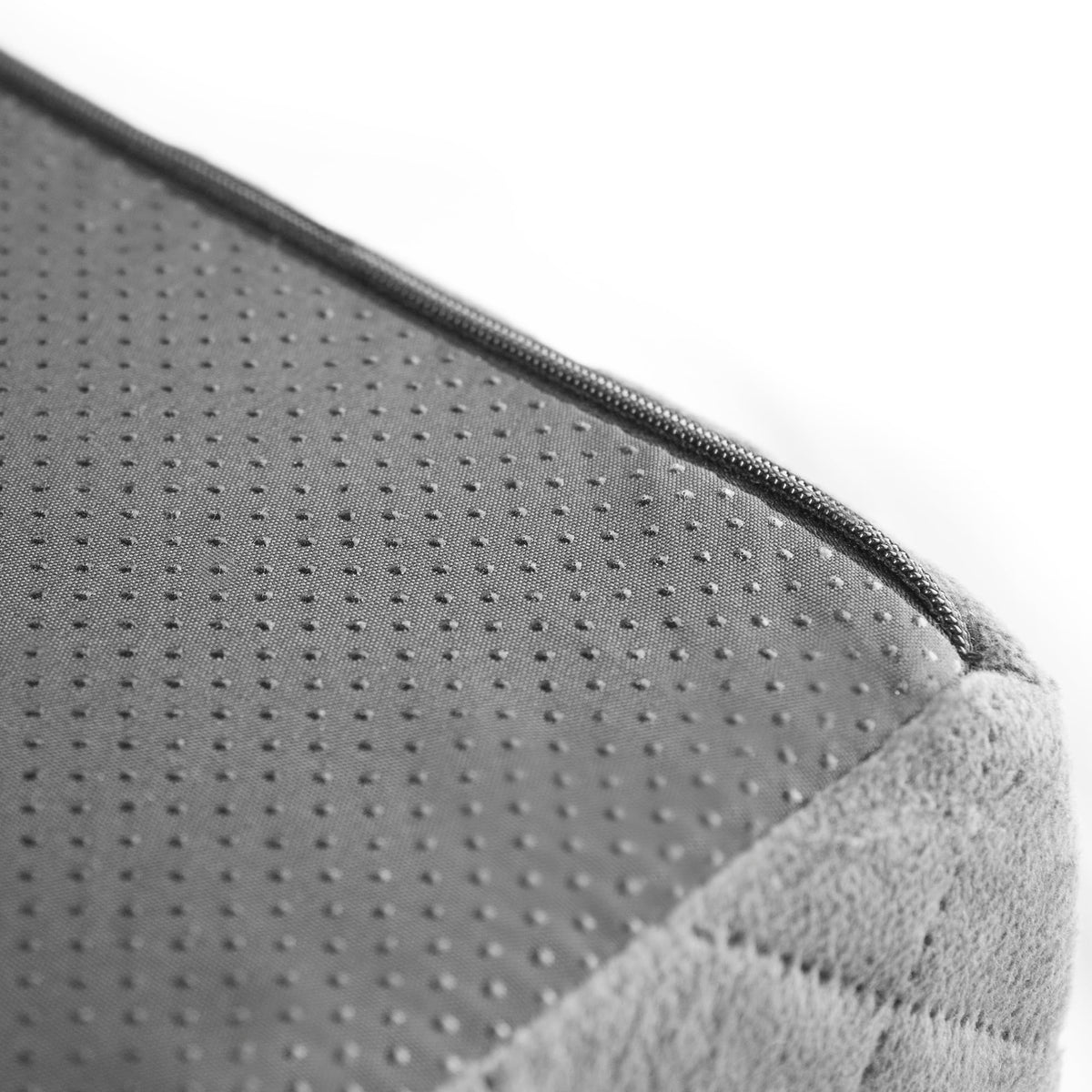 Homemate Tru-Boost Orthopaedic Support Armchair Booster Cushion Seat Chair Riser 45 x 45 x 10cm Washable Soft Quilted Velvet Feel Zipped Cover