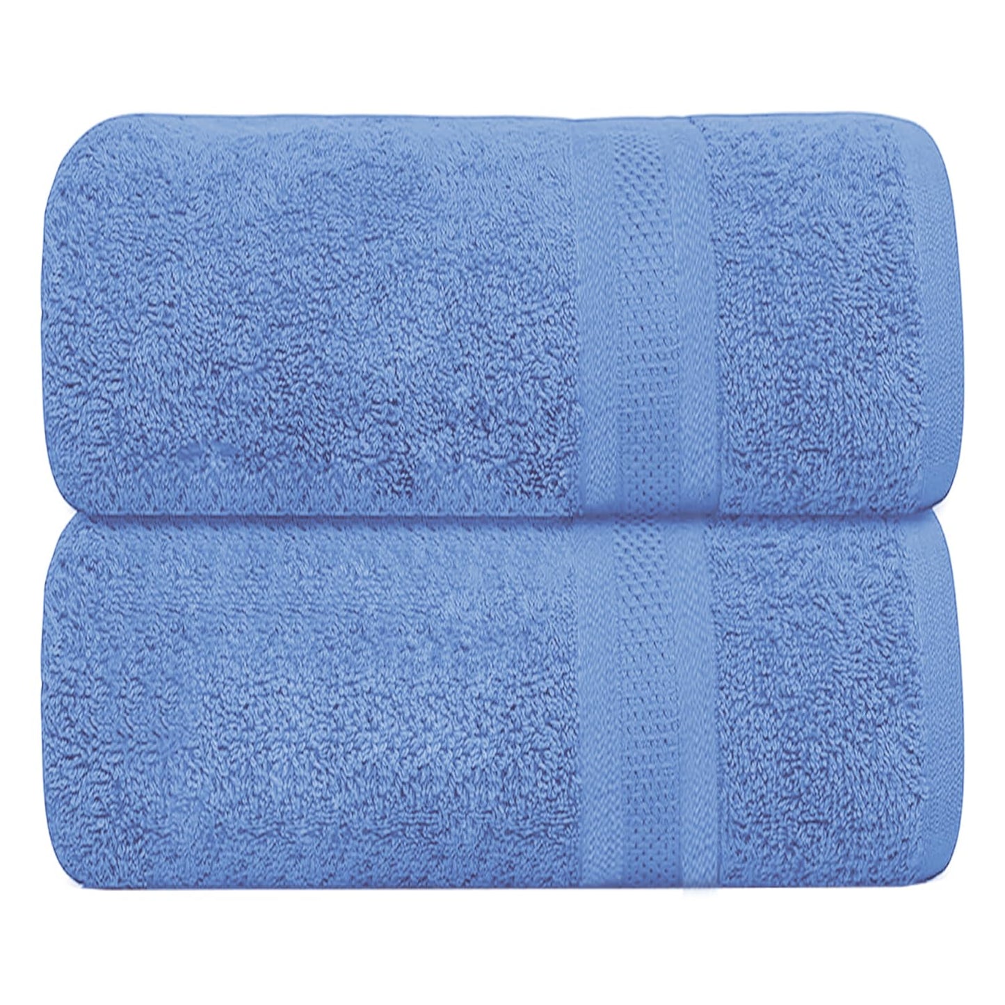 Hieftan Towels Bath Sheet Set – 100% Cotton Pack of 2 Jumbo Extra Large Bath Sheets Towel 600gsm Highly Absorbent Rapid Dry Super Sheets for Bathroom