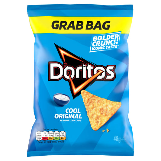 Doritos Cool Original Tortilla Chips Grab Bag Crisps 48g (Case of 24)