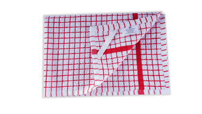 QUALITY HOME TEXTILES 100% Cotton Large Luxury Terry Towelling Tea Towels | Pack of 3| Kitchen Hand Towels Dish Cloth Super Absorbent Soft Touch