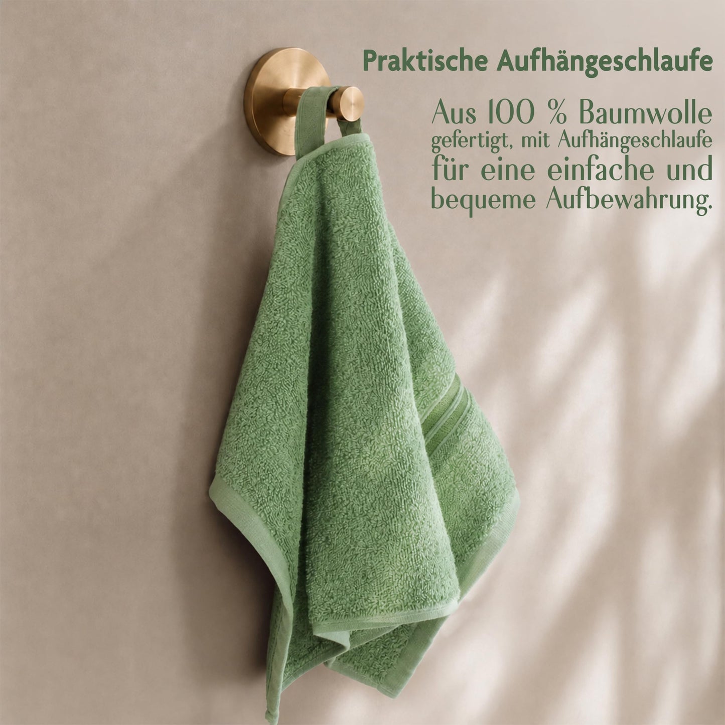 Hammetex Guest Towels Set of 5 30 x 50 cm 100% Cotton Terry Cloth