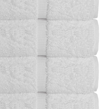 Chakir Turkish Linens | Hotel & Spa Quality 100% Cotton Premium Turkish Towels | Soft & Absorbent 8-Piece Towel Sets, White