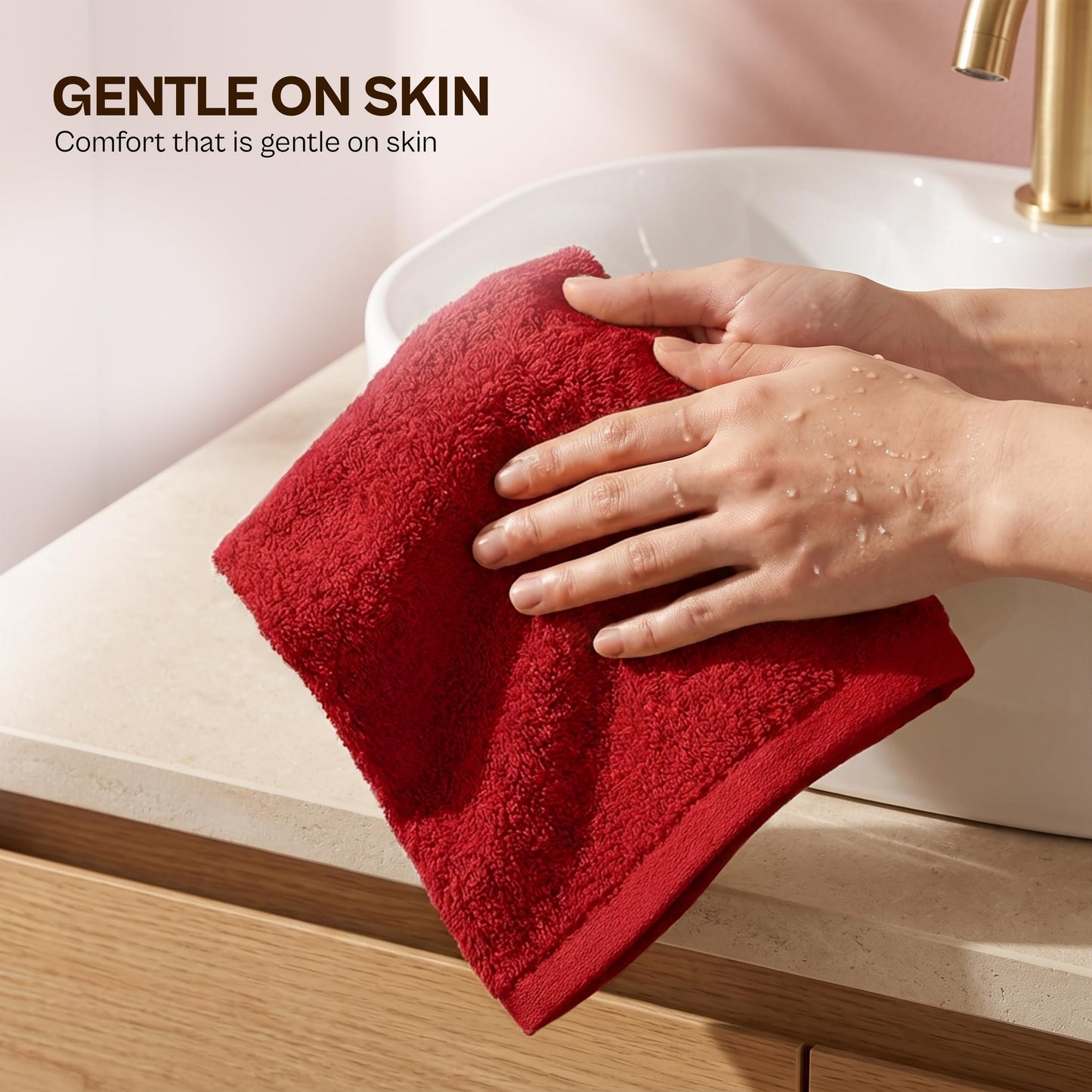 Utopia Towels Cotton Washcloths Set - 100% Ring Spun Cotton, Flannel Face Cloths, Highly Absorbent and Soft Feel Fingertip