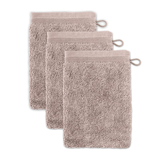 M?ve 3er set Superwuschel wash glove 15 x 20 cm made of 100% cotton, cashmere