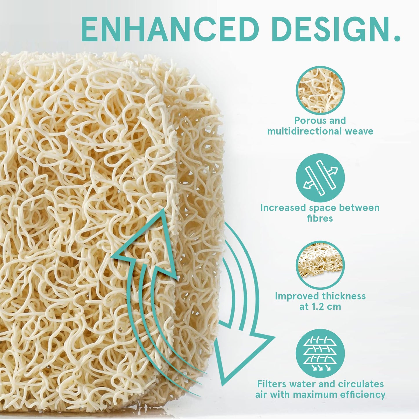Soap Saver by Smith’s® | Extend Your Soap’s Life | 14 cm (L) x 8 cm (W) x 1.2 cm (H) | Biege / 4 Pack | 50% Thicker | Enhanced Design