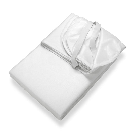 Setex Waterproof Towelling Incontinence Sufferers/for Use As for Hygiene Conscious Mattress Protector Mattress Protection, COTTON, white, 160 cm x 200