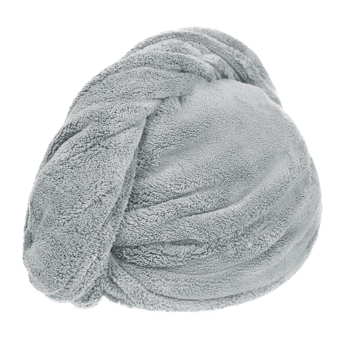 Qchomee Super Absorbent Hair Drying Towels Wrap Women Girls Microfiber Dry Hair Hat Towel Turban with Button Design Quick Drying Lady Bath Head Wrap