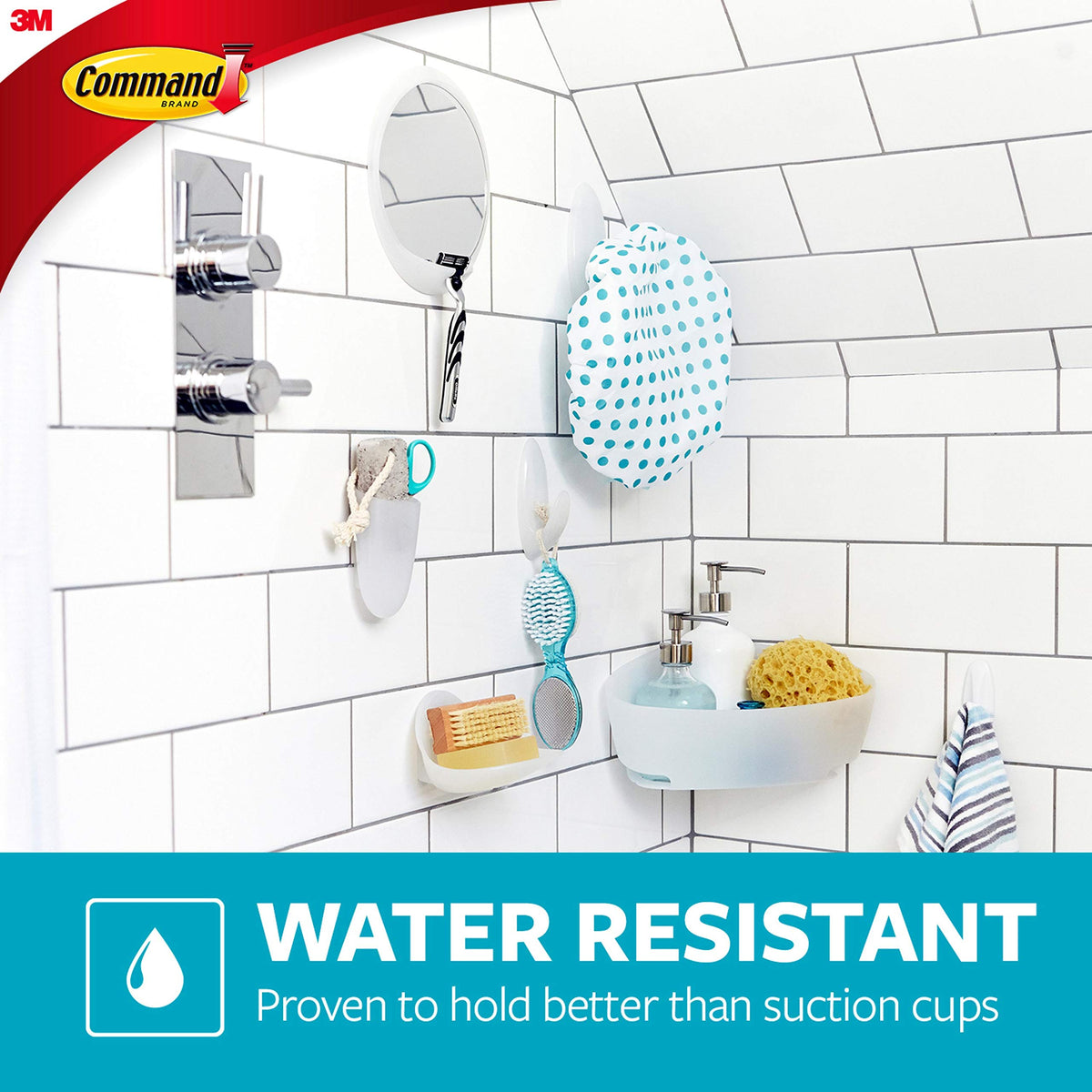 Command BATH19-ES Shower Caddy Hanger