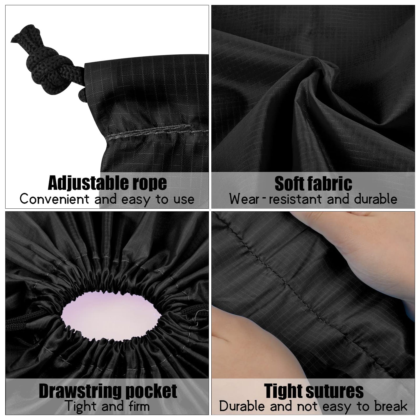 2PCS Extra Large Storage Bag, 120cm x 94cm Clothes Drawstring Bag, Oxford Fabric Moving Storage Bags