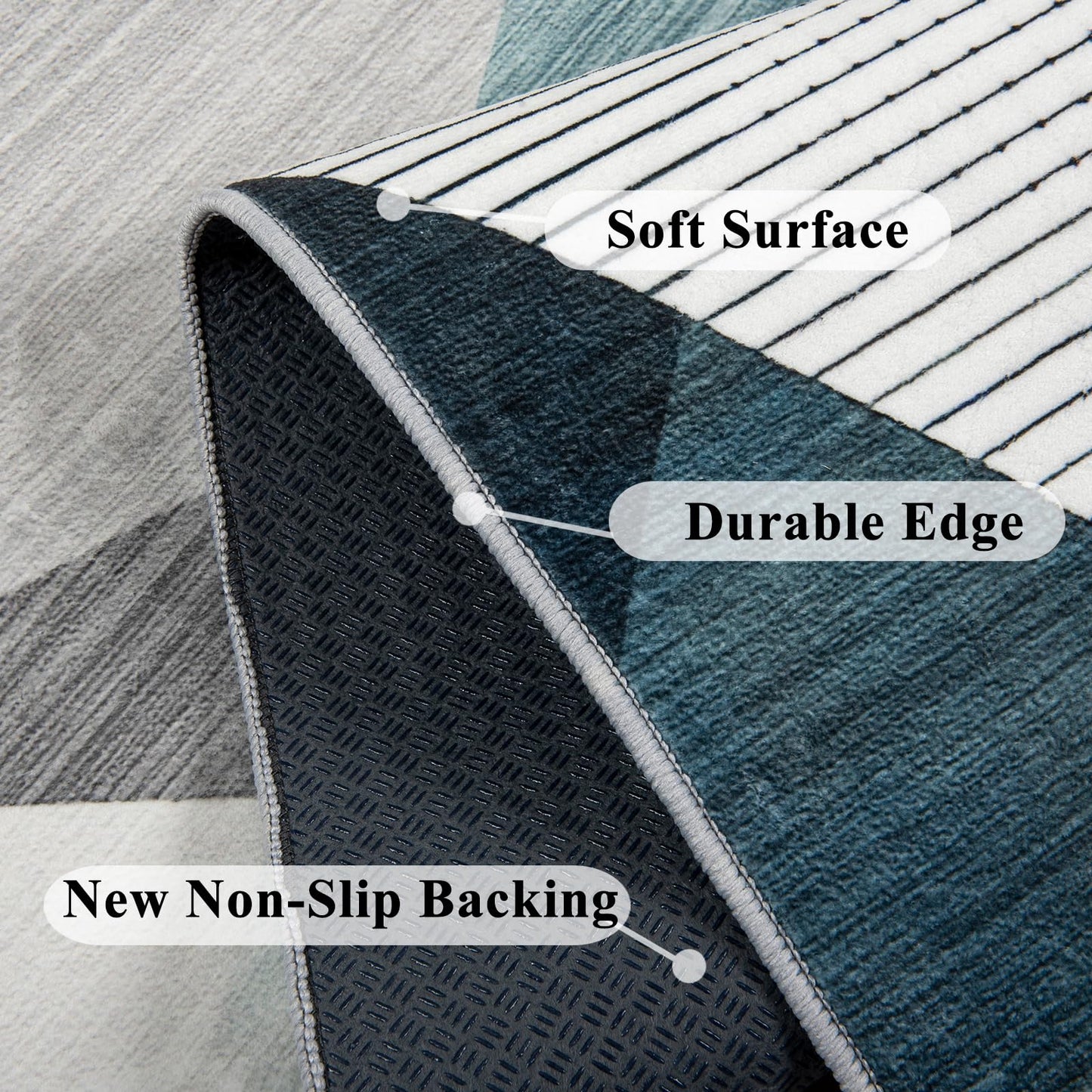 Honorstar Office Chair Mat for Hardwood Floor & Tile Floor 90×120cm Desk Chair Mat Rectangular Rug Floor Protector Gaming Chair Mat for Low Pile