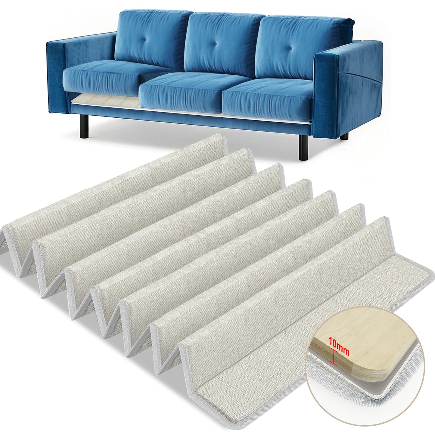 VERONLY Couch Cushion Support for Sagging Seat - (60x170CM) Wooden Sofa Support Strengthener Boards for 3 Seater