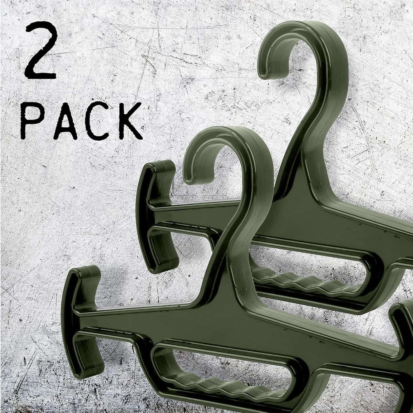 YUKERMARB Heavy Duty Hanger for Law Enforcement Gear, Heavy Load Capacity Clothing Hanger for Tactical Gear, Weight Vest (OD Green)