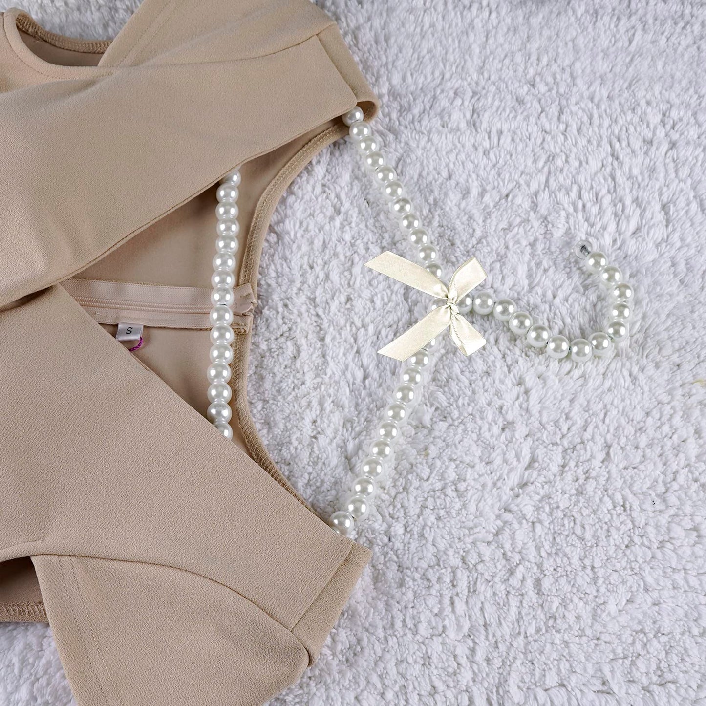 Adorila Pearl Hangers 40cm for Wedding Dress Bridal Gown, 5-Pack