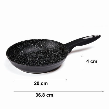 Zyliss Ultimate Non Stick Frying Pan, 20cm, 10 Year Guarantee 3X Layer Durable Non Stick, Easy to Clean, Suitable for All Hobs Including Induction
