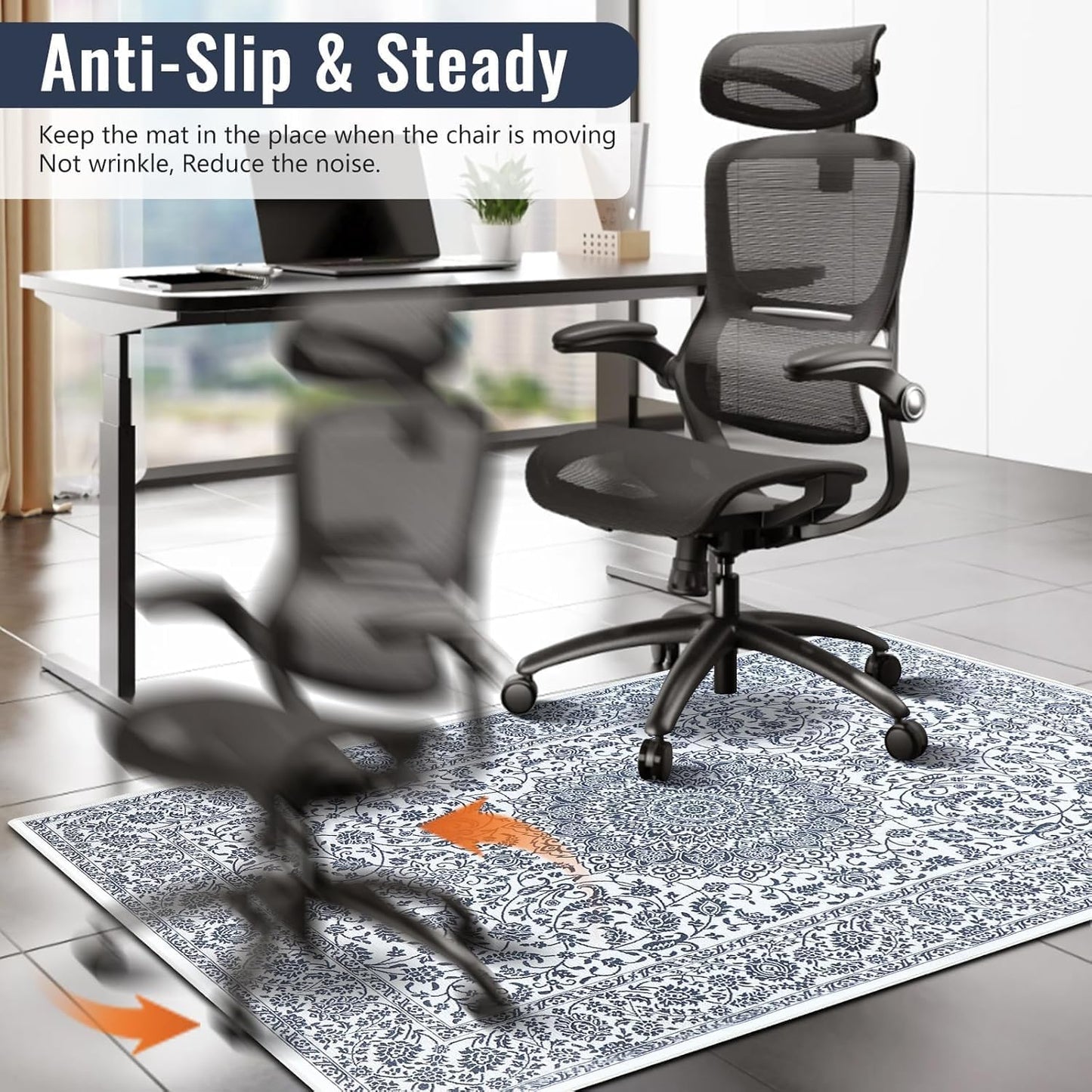 Office Chair Mat,120x150cm Office Chair Mat For Hardwood Floor, for Home
