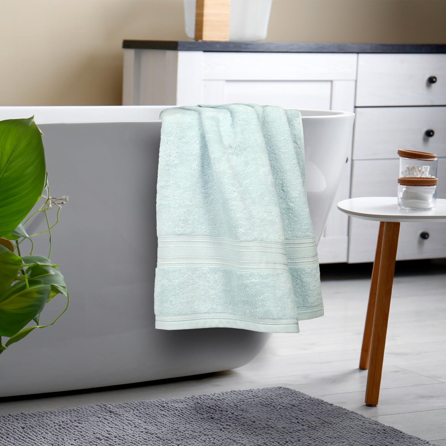 MYTRIDENT Oversized Bath sheet Quick Dry 1 Peice Towel, Super Absorbent, Combed 100% Cotton, 75x150 Cm