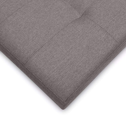 BRIAN & DANY Folding Linen Storage Boxes Footstool Ottoman, Foot Rest Stool, Foldable Seat Bench Footrest - Brown, 76 x 38 x 38 cm