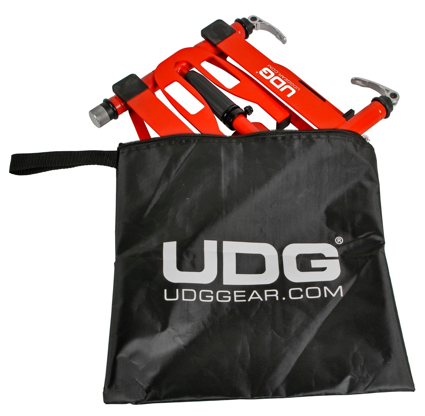 UDG Ultimate Digi Laptop Stand 360-Degree Swivel DJ, Red (U96113RD)