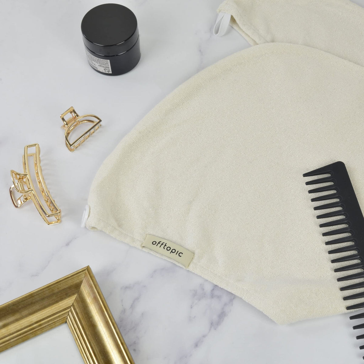 Offtopic 100% Silk Anti Frizz Turban Hair Towel | Does Not Dry and Damage Hair | Gentle Hair Drying | 100% Natural Silk