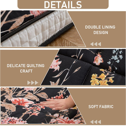 MAXYOYO Futon Mattress, Padded Japanese Floor Mattress Quilted Bed Topper, Extra Thick Folding Sleeping Pad Breathable Floor Lounger Guest Bed for