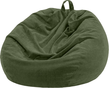 Nobildonna Bean Bag Chair Cover No Filler for Kids Beanbag Stuffed Animal Storage Without Filling Plush Toys Holder and Organizer Soft Premium