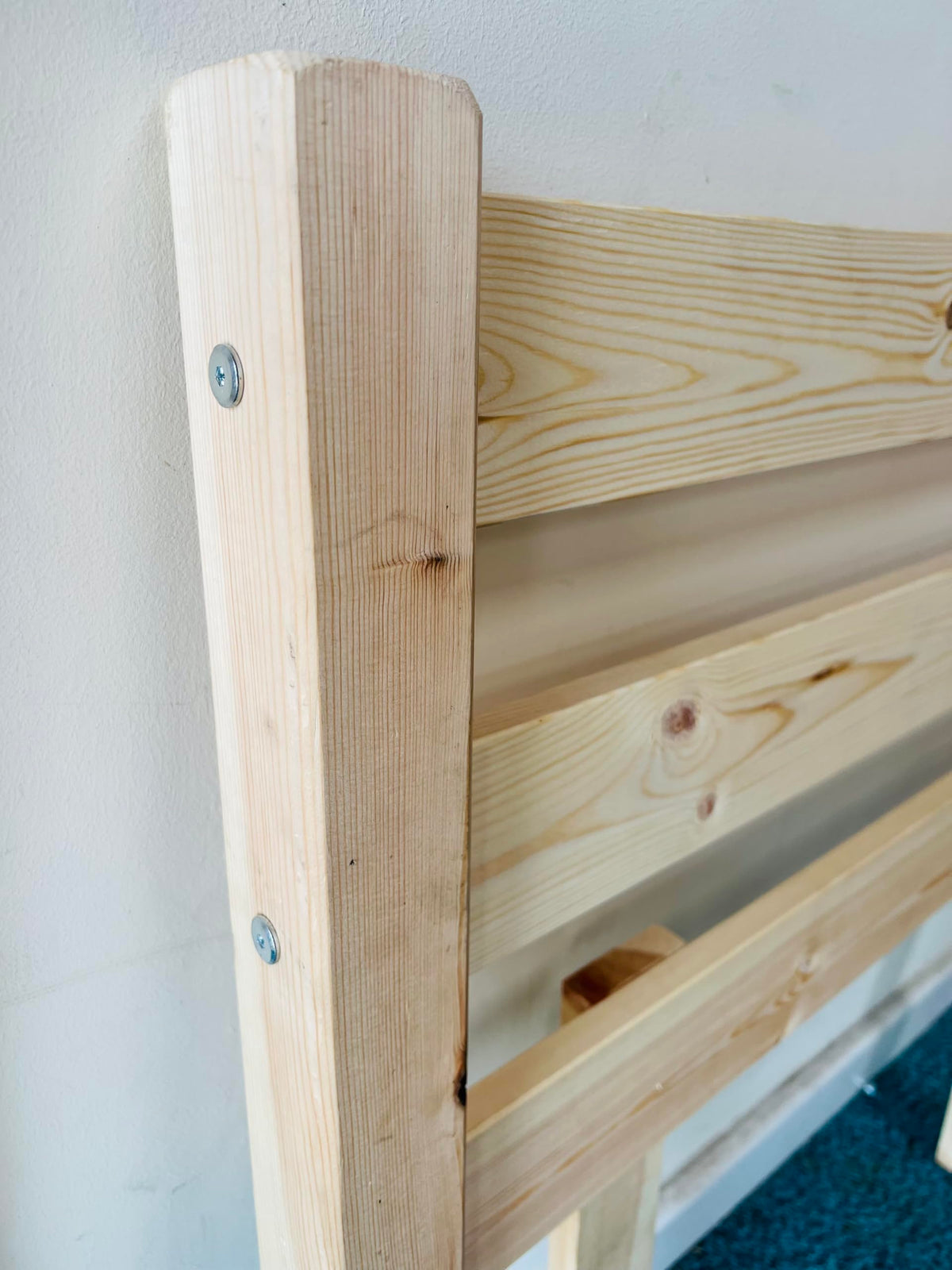STRICTLY BEDS&BUNKS Solid Pine Headboard Natural, 3ft Single