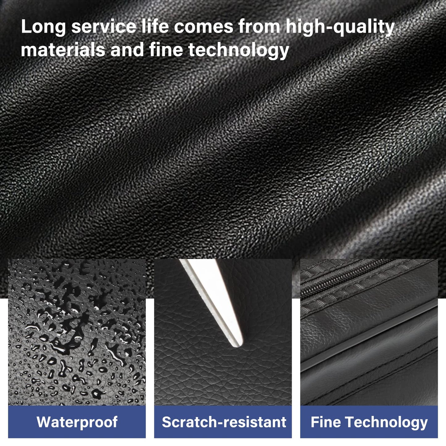 Adhafera Pool Cue Case, 2 X 2 Hard Snooker Cue Case, Made of Faux Leather Pool Cue Accessories (Not for 3/4 Cues)