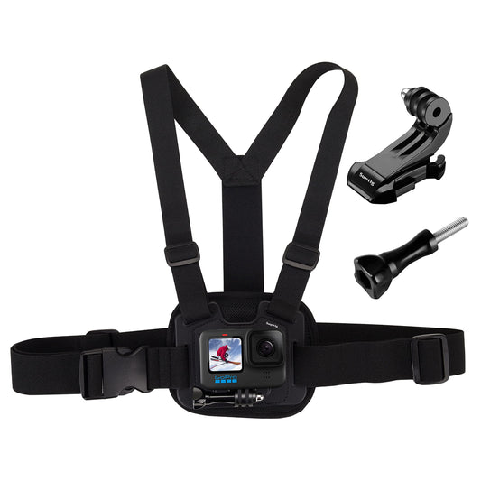 Suptig Chest Mount, Adjustable Chest Strap, Breathable Material for Gopro Hero 13 Hero 12 Hero 11 Hero 10 Hero 9 Hero 8 Hero 7 Hero 5 Hero 4 Hero 3,