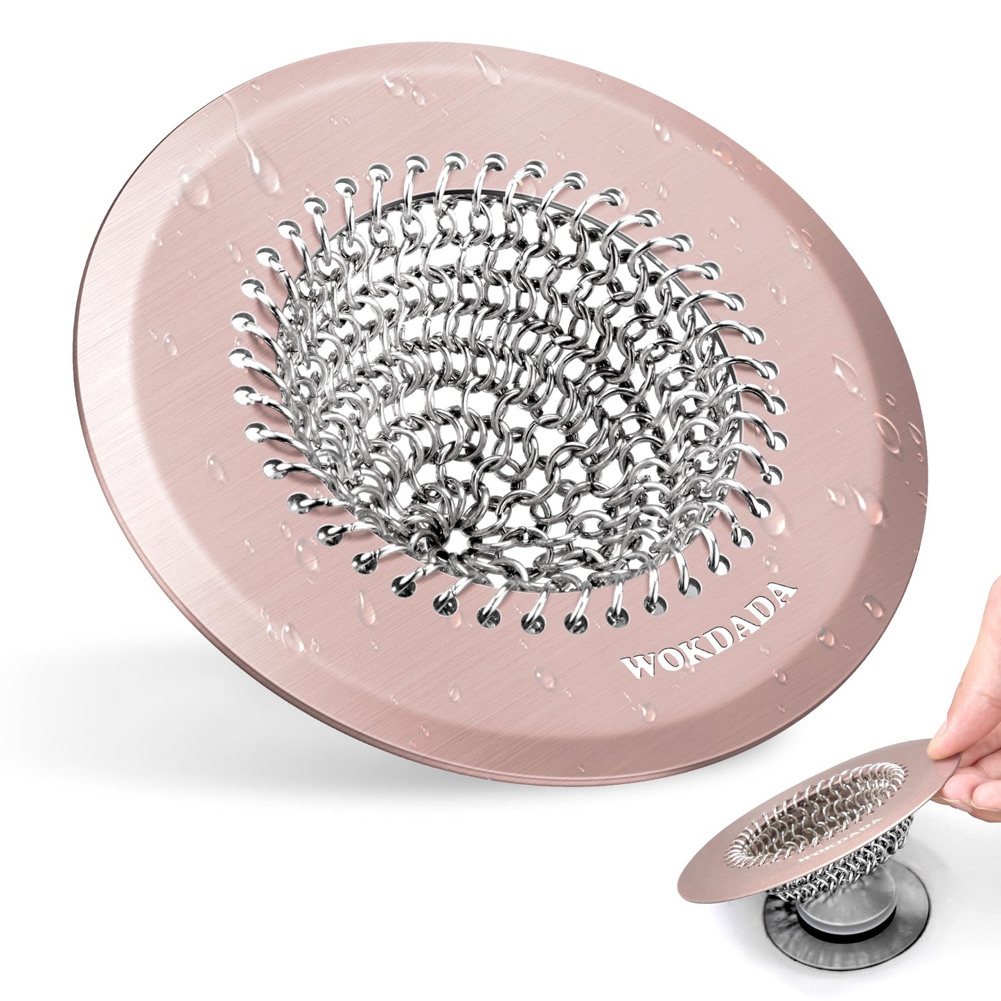 Shower Drain Hair Catcher, Fast Drainage Bathtub Drain Hair Catcher, Easy Clean Hair Catcher Shower Drain