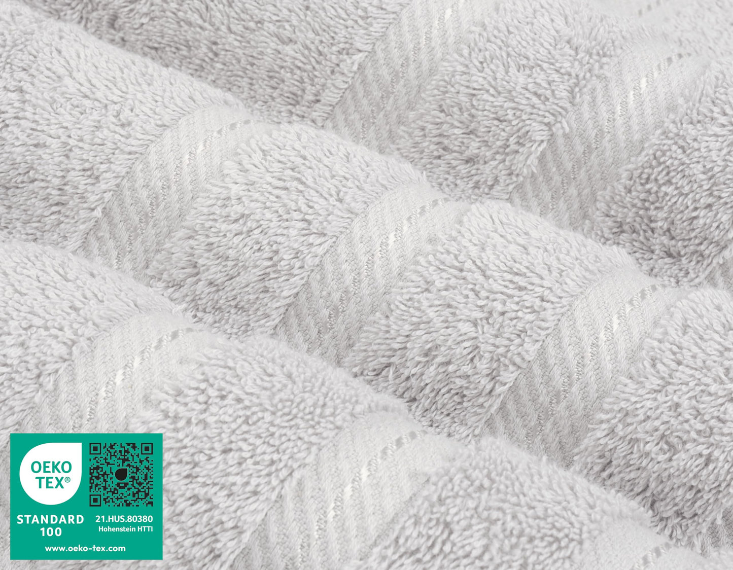 American Soft Linen Luxury 6 Piece Towel Set, 2 Bath Towels 2 Hand Towels 2 Washcloths, 100% Turkish Cotton Towels for Bathroom