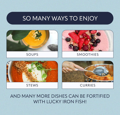 The Original Lucky Iron Fish . an Iron Supplement Alternative to Reduce Deficiency. NO Side Effects. Use Once Daily - 5 Year Supply Included.